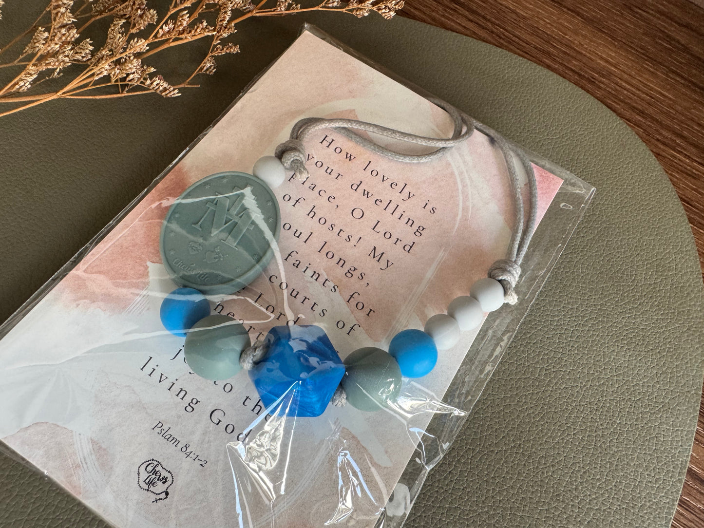 Mama Necklace | Blue