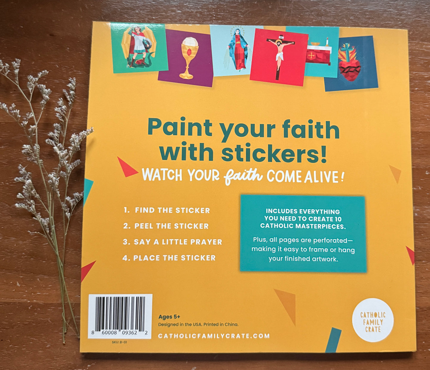 Pray by Sticker: Catholic Kids