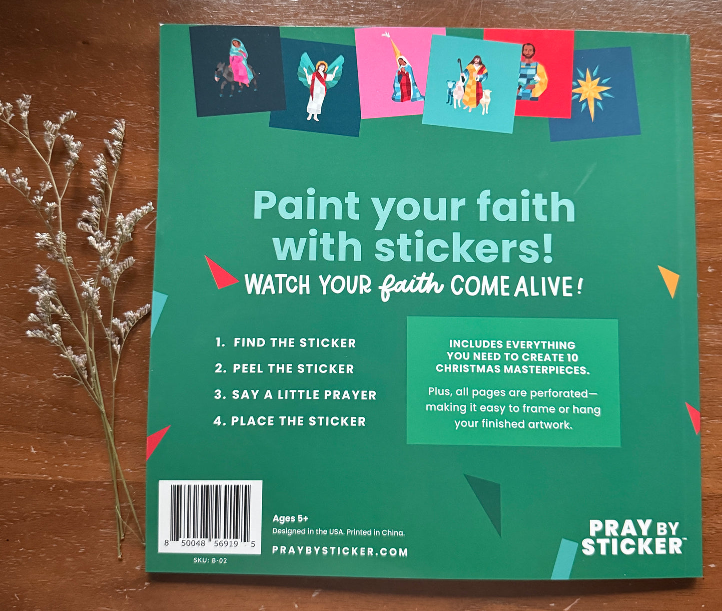 Pray by Sticker: Christmas